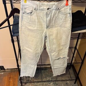 Light Wash Distressed Jeans